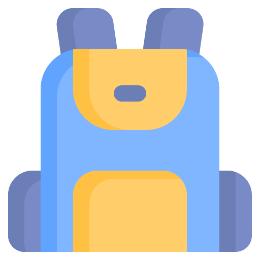 mochila icono gratis