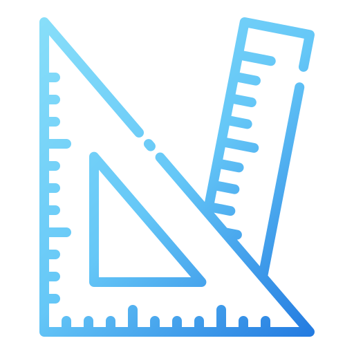 Ruler Generic Gradient icon