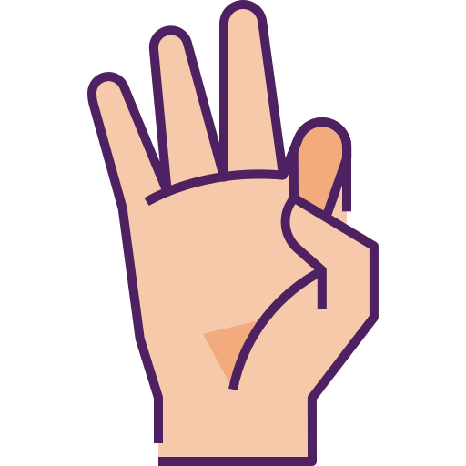 Hands up Generic Outline Color icon