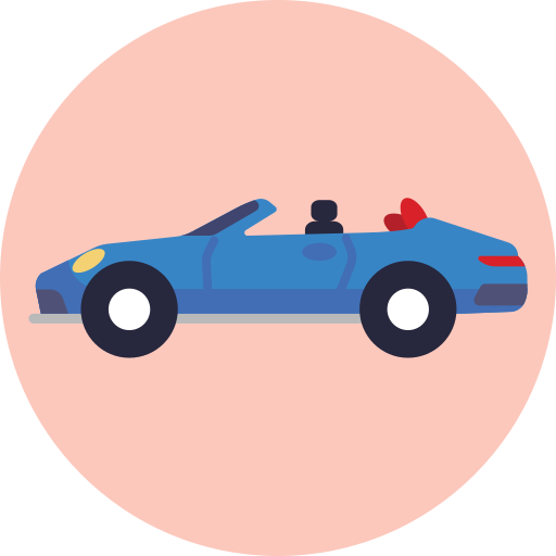 carro deportivo icono gratis