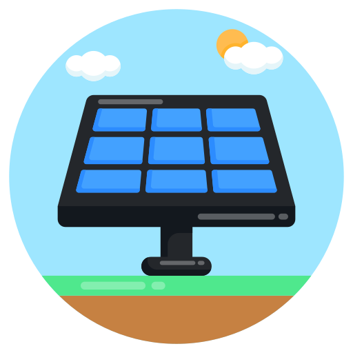 Solar panel Generic Circular icon