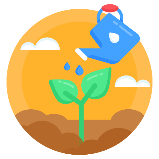 regando plantas icono gratis