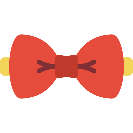 Bow tie Basic Miscellany Flat icon