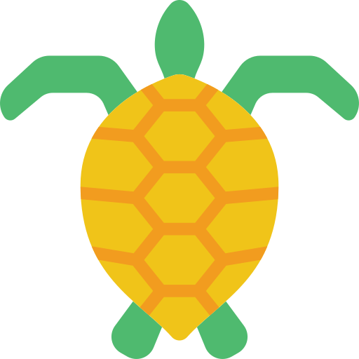 Sea turtle Basic Miscellany Flat icon