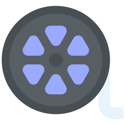 rollo de película icono gratis