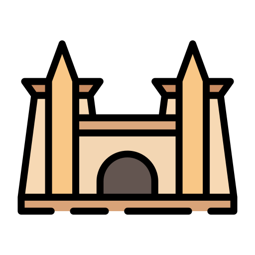 templo de luxor icono gratis