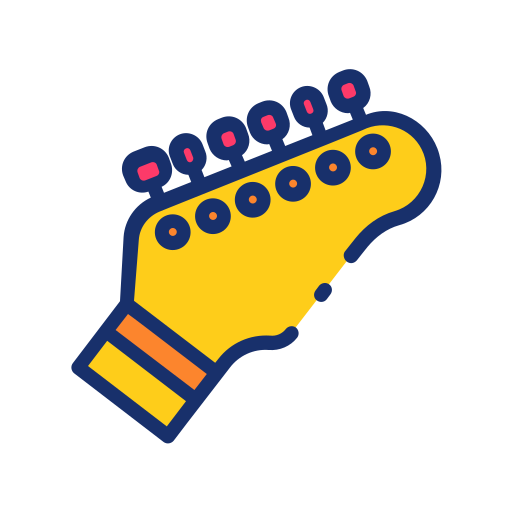 guitarra electrica icono gratis