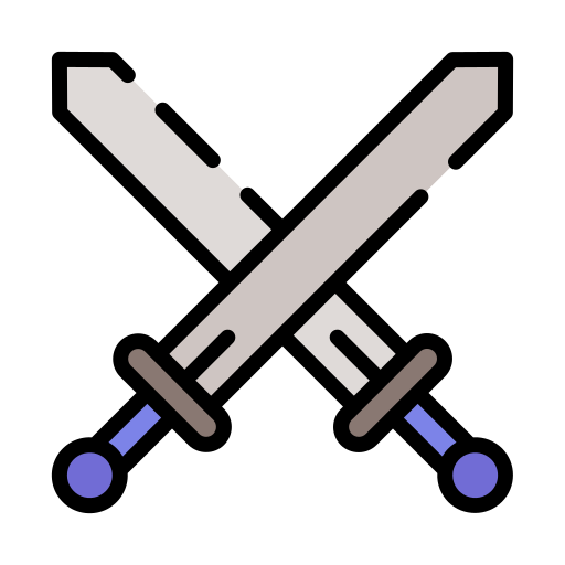 Attack, crossed swords, destroy, hacking, kill, safety, sword icon -  Download on Iconfinder