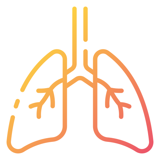 Lungs Good Ware Gradient Icon