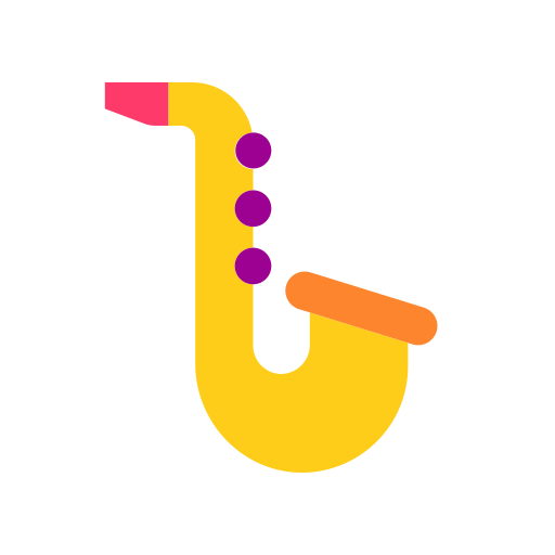 Saxophone - Free music and multimedia icons