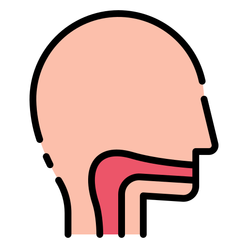 Throat Good Ware Lineal Color icon