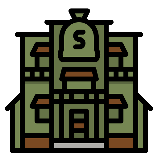 Bank free icon Bank free icon