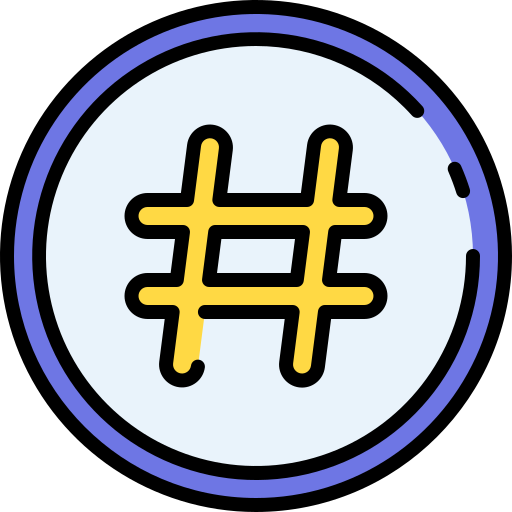 hashtag icono gratis