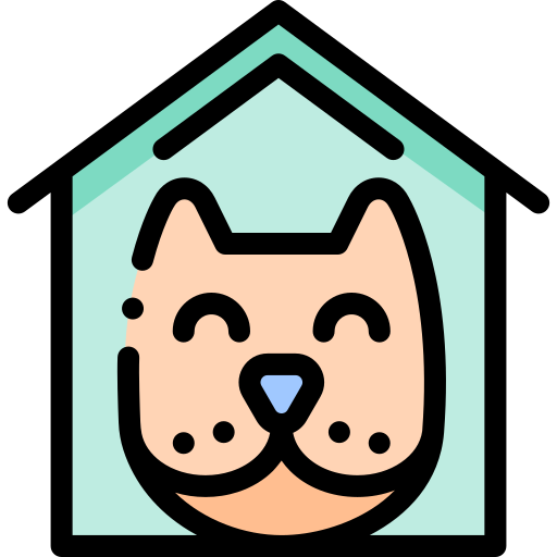 Cat Detailed Rounded Lineal color icon