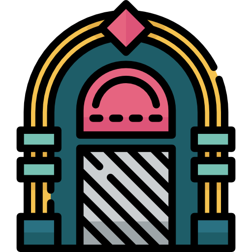 tocadiscos tragamonedas icono gratis