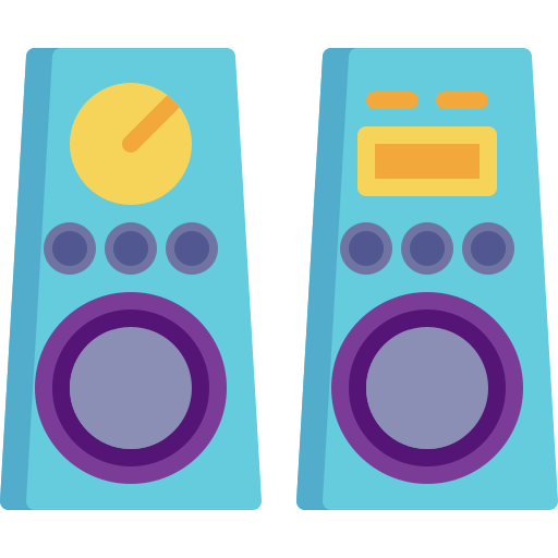 altavoces icono gratis