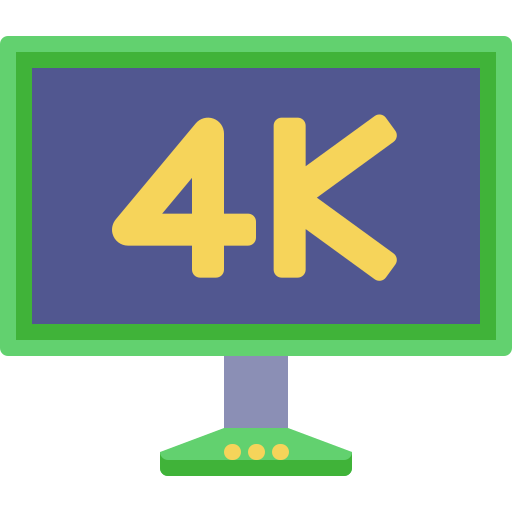 4k icono gratis