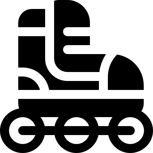 Roller skate free icon