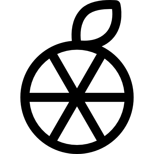 naranja icono gratis