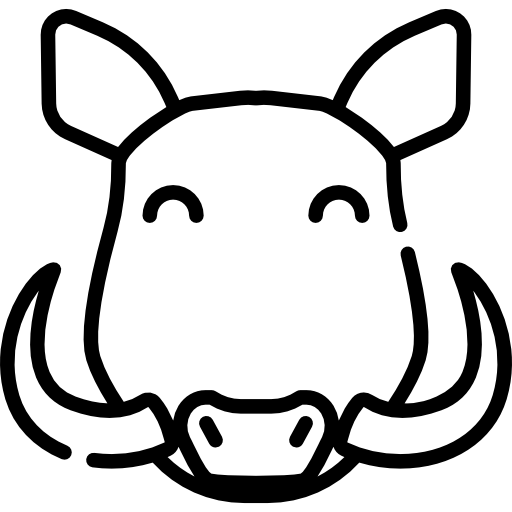 jabalí icono gratis