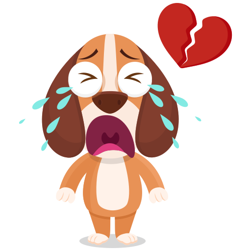 coeur brisé gratuit sticker