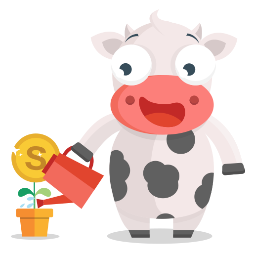 Investment free sticker
