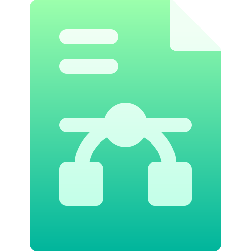 File Basic Gradient Gradient icon