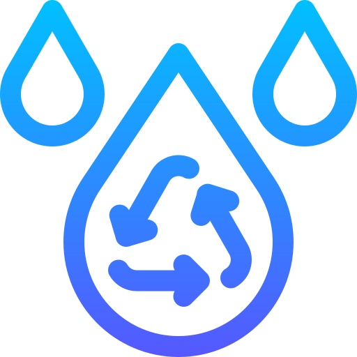 Water Basic Gradient Lineal color icon