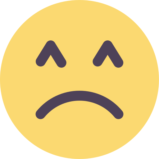 triste grátis ícone