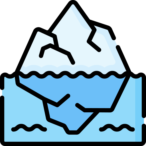 Iceberg Special Lineal color icon