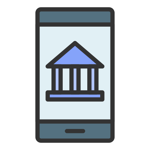 Mobile banking - free icon