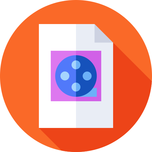 carrete de película icono gratis