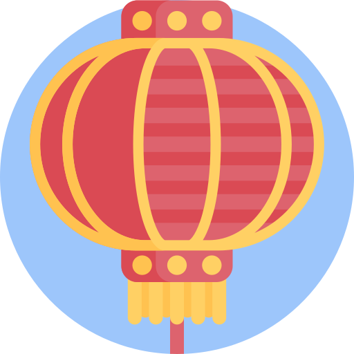 linterna china icono gratis