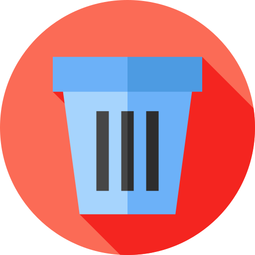 contenedor de basura icono gratis