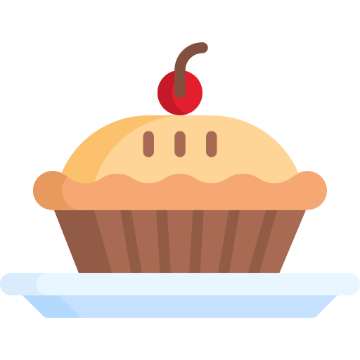 pie de manzana icono gratis