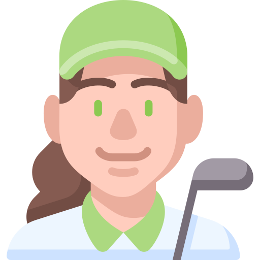 golfista icono gratis