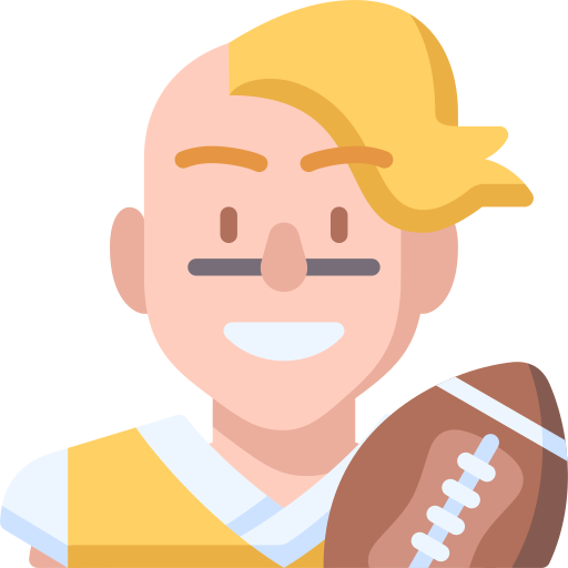 American football player - Free people icons