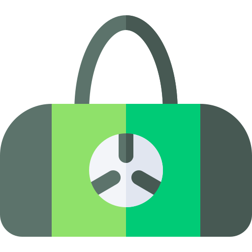 bolsa de deporte icono gratis