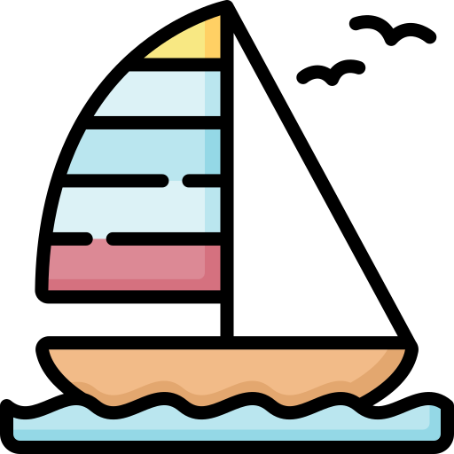 Sailboat Special Lineal color icon