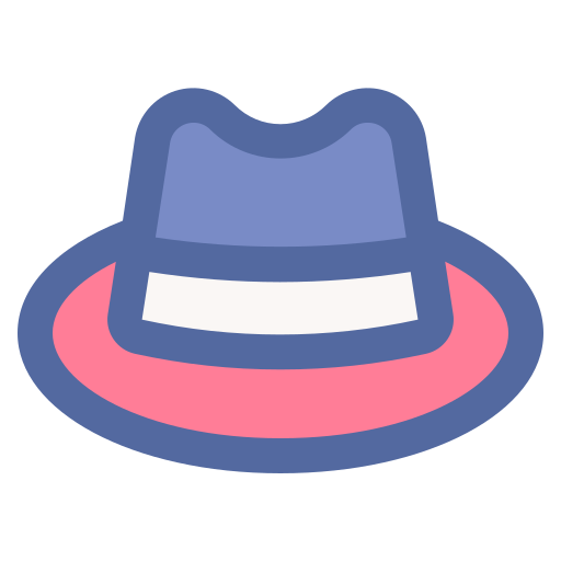 sombrero de fieltro icono gratis