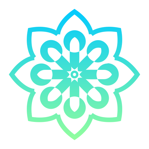 Mandala Generic Flat Gradient icon