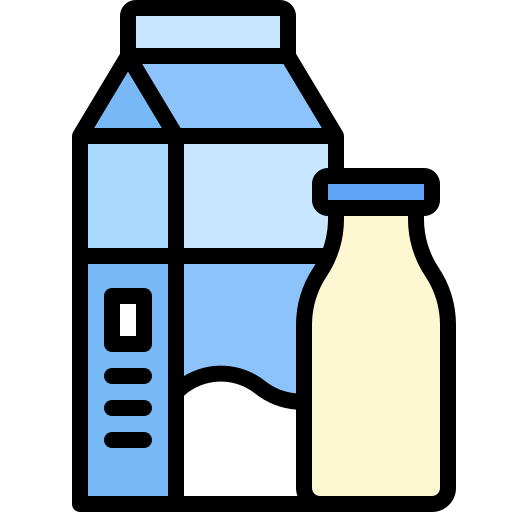 Milk Generic Outline Color icon