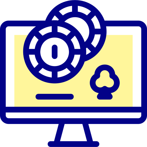 juegos de azar en línea icono gratis