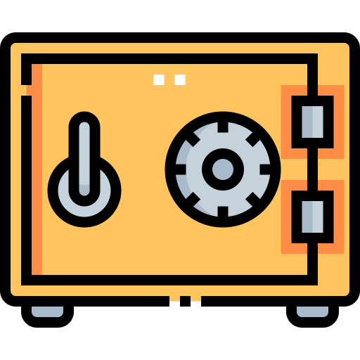 Safe box Detailed Straight Lineal color icon