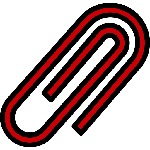 Paper clip - free icon