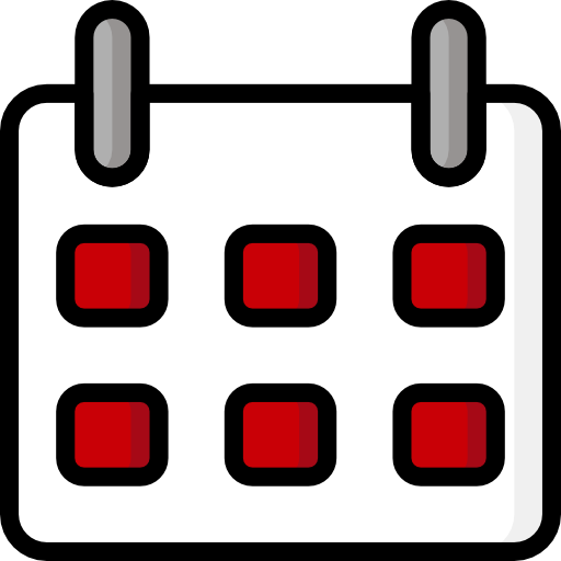 calendário grátis ícone