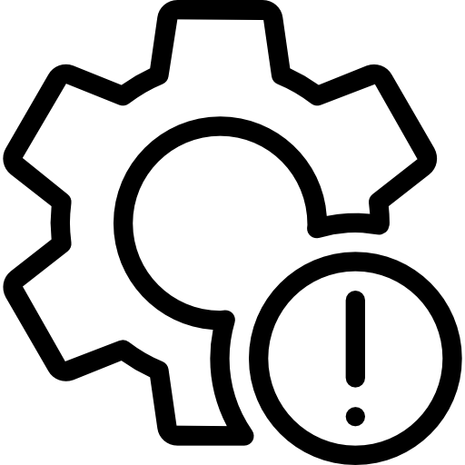 Settings pixel perfect lineal icon