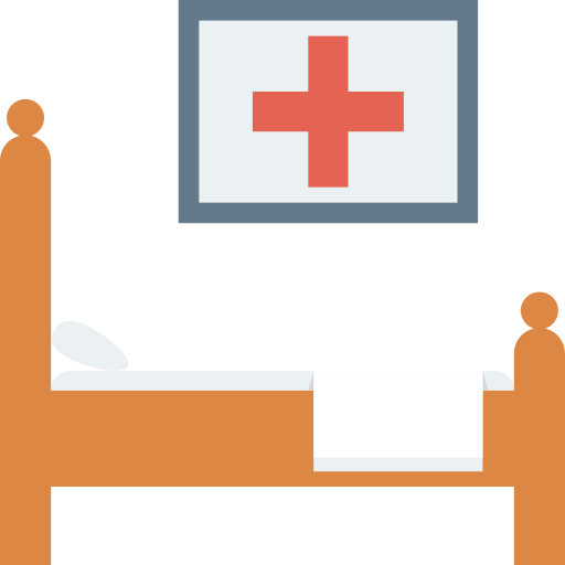 cama de hospital grátis ícone cama de hospital grátis ícone