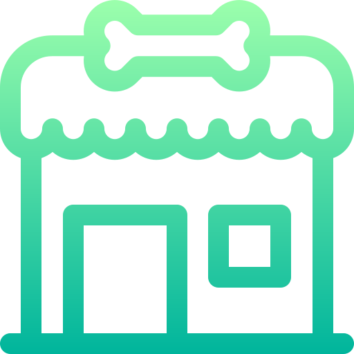 la tienda de animales icono gratis