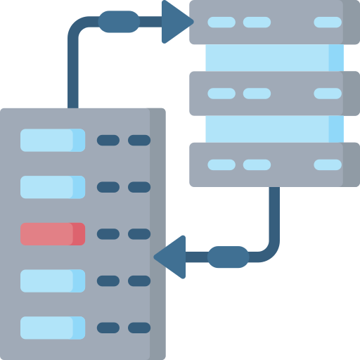 transferencia de datos icono gratis